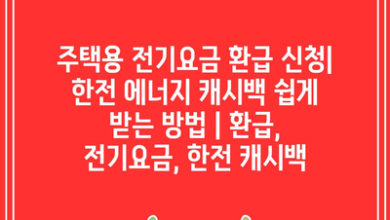 주택용 전기요금 환급 신청| 한전 에너지 캐시백 쉽게 받는 방법 | 환급, 전기요금, 한전 캐시백