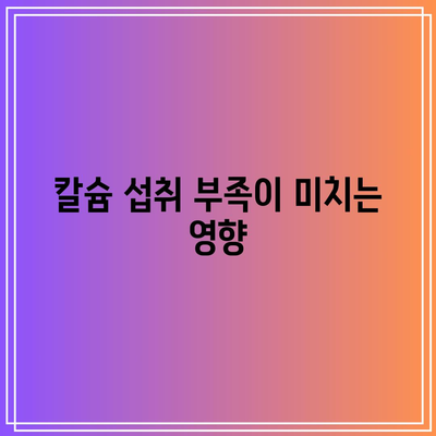 폐경기 여성의 칼슘 필요성과 식이 공급원