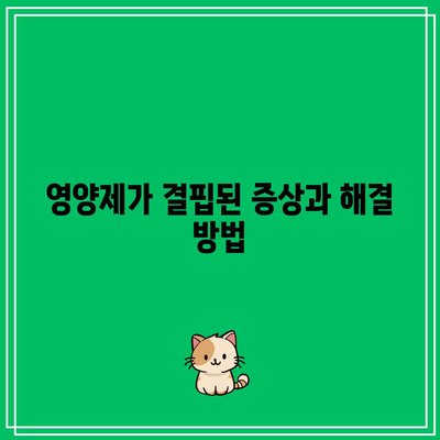 필수적인 일반 건강 지원 영양제