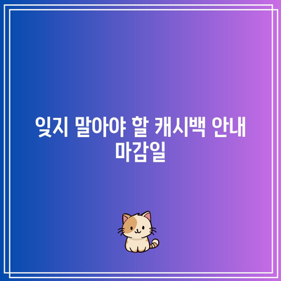 한전 전기요금 캐시백 환급 대상과 신청 방법 완벽 가이드 | 전기요금, 캐시백, 환급 신청 방법