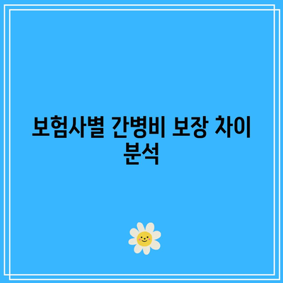 간병인 보험 비교| 간병비 보험의 주요 차이점과 선택 팁 | 보험, 간병인, 비용 비교