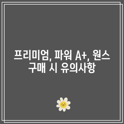 임팩타민 가격 비교: 프리미엄, 파워 A+, 원스